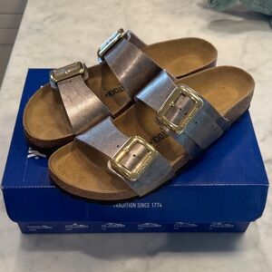 Birkenstock Women's Sydney Graceful Taupe Sz 43